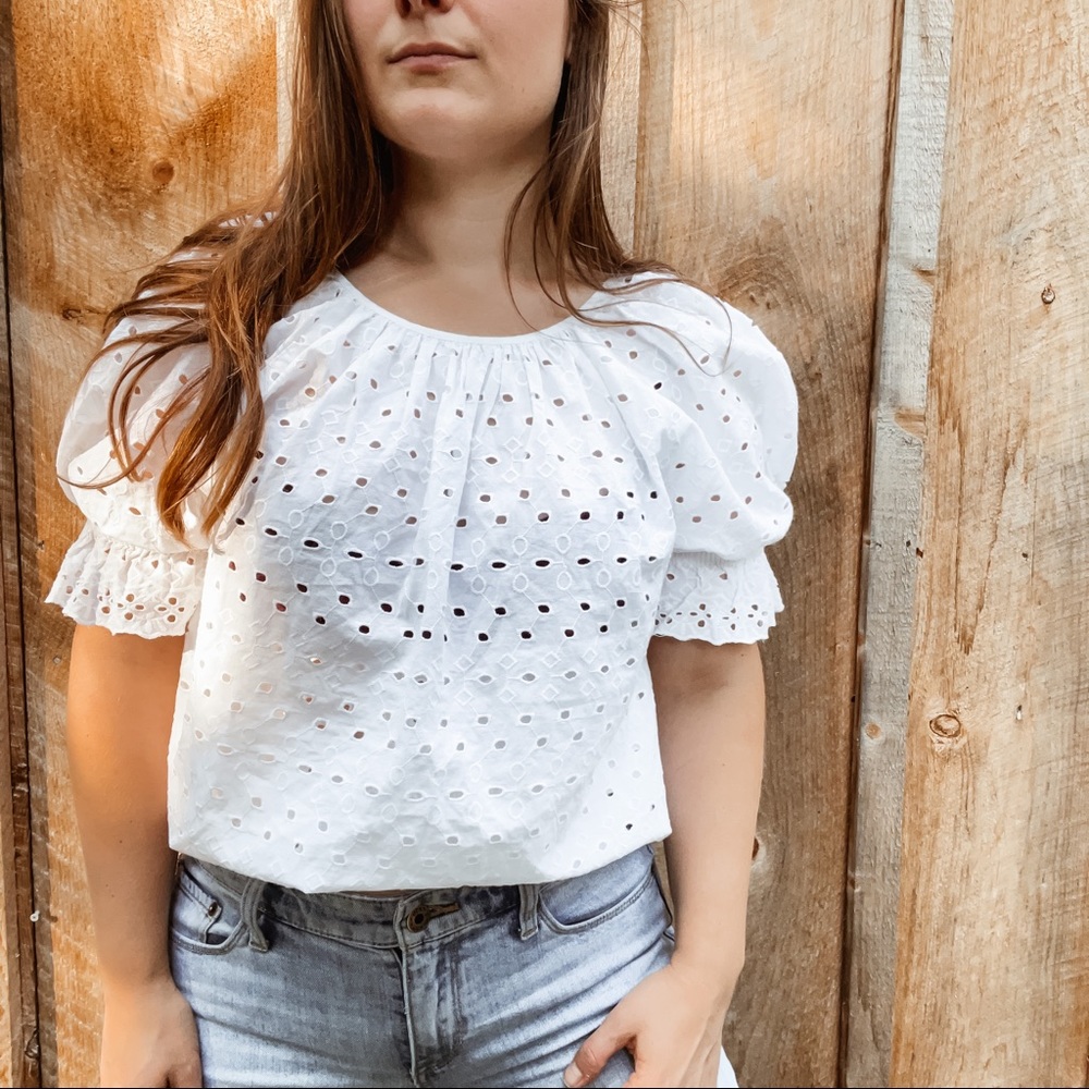 Universal Threads Eyelet Blouse